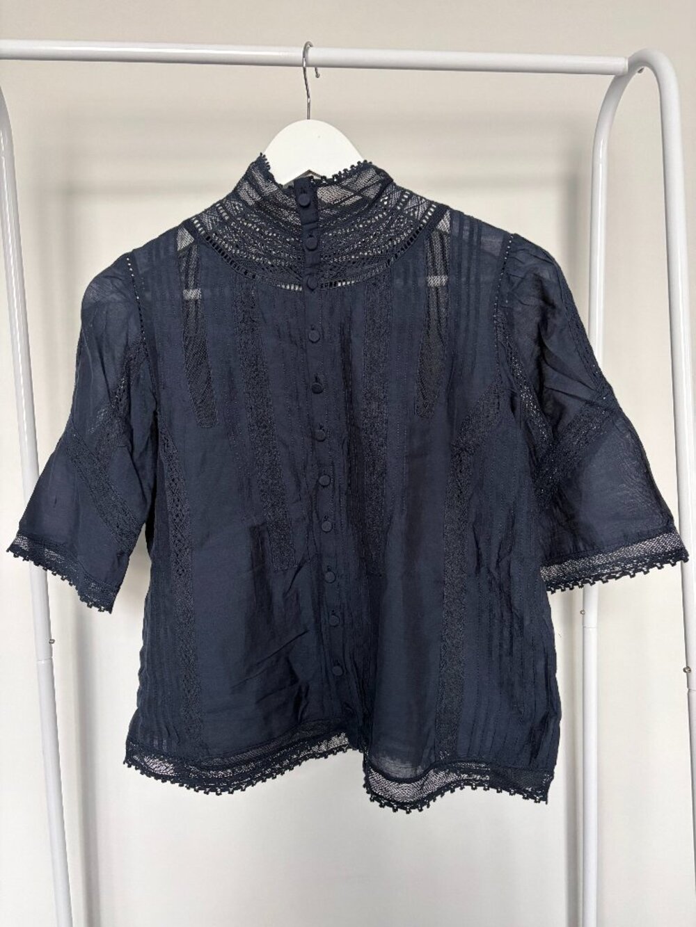 Zadig & Voltaire Tanos Tomboy lace top